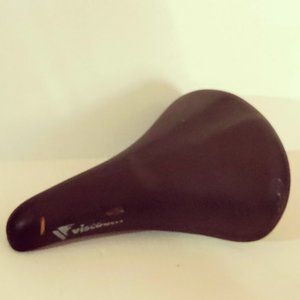 Vintage Viscount No. 2218 Leather Bicycle Seat Black